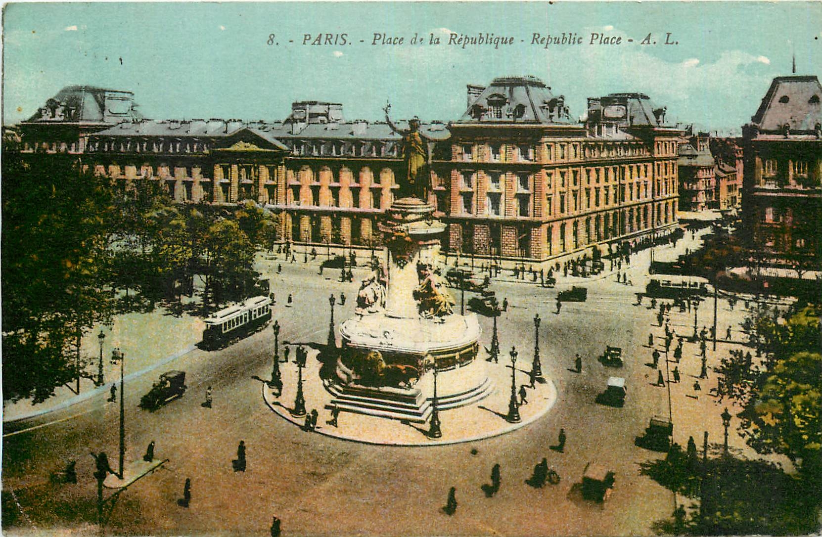 CPA Paris Place de la Republique 
