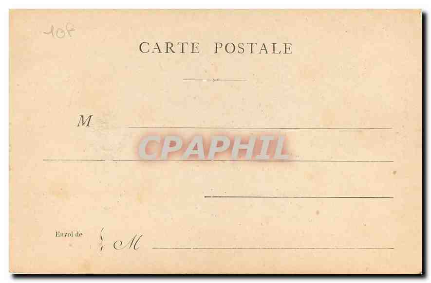 CPA Paris La Bastille Colonne de Juillet  — Rückseite
