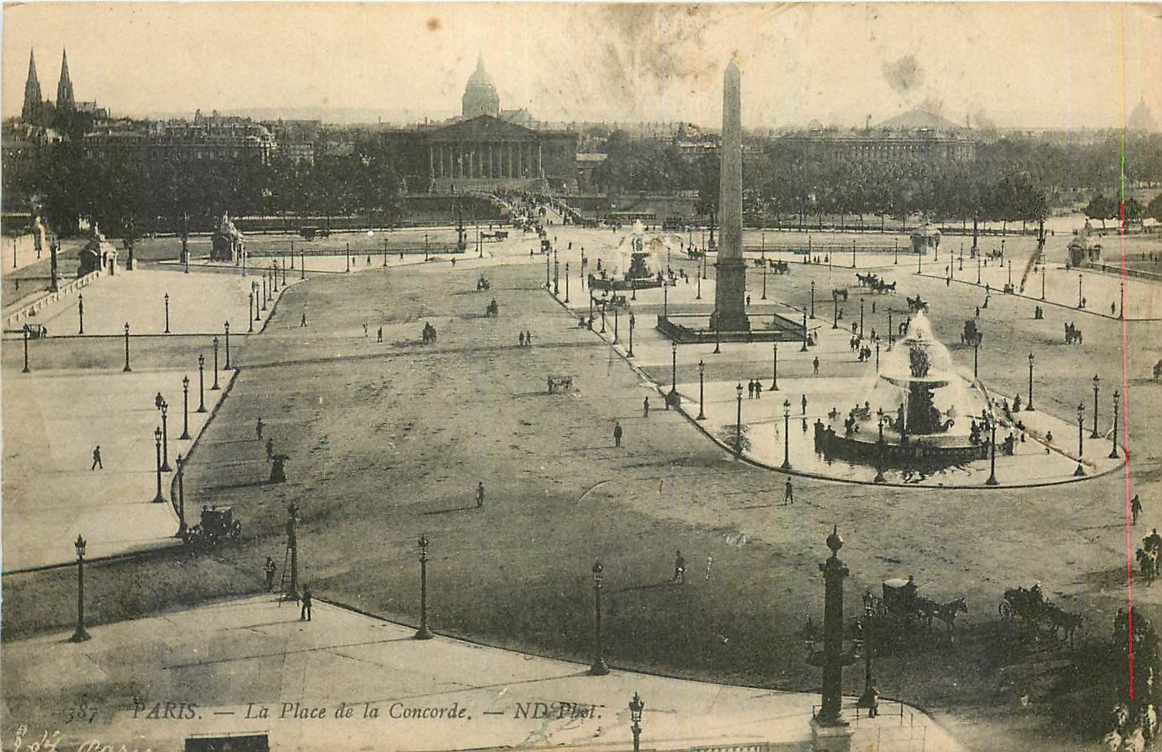 CPA Paris La Place de la Concorde 