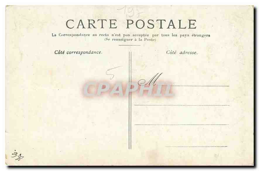 CPA Paris La Bastille et la Colonne de Juillet  — Verso