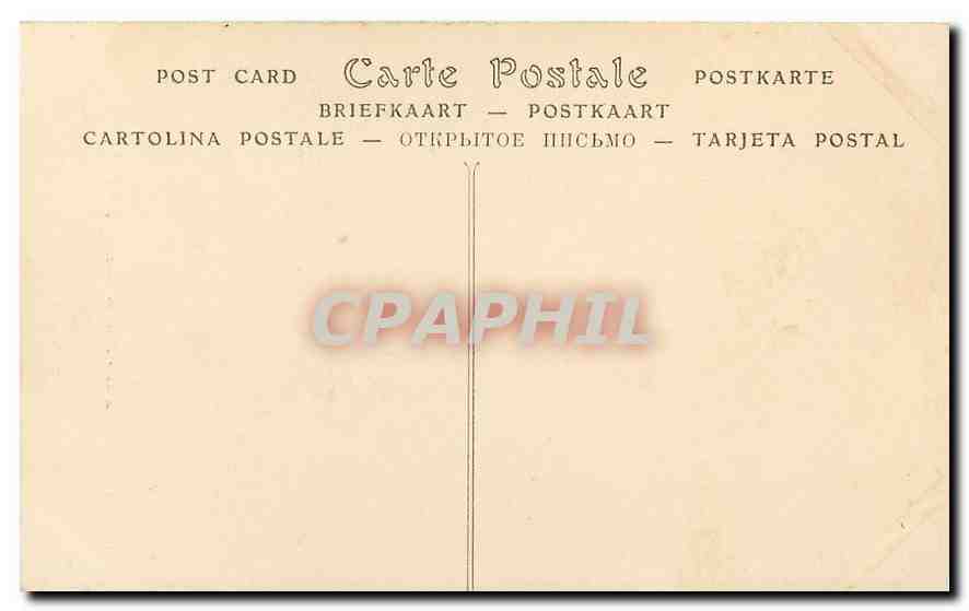 CPA Paris Ancien Hotel de Sens  — Rückseite