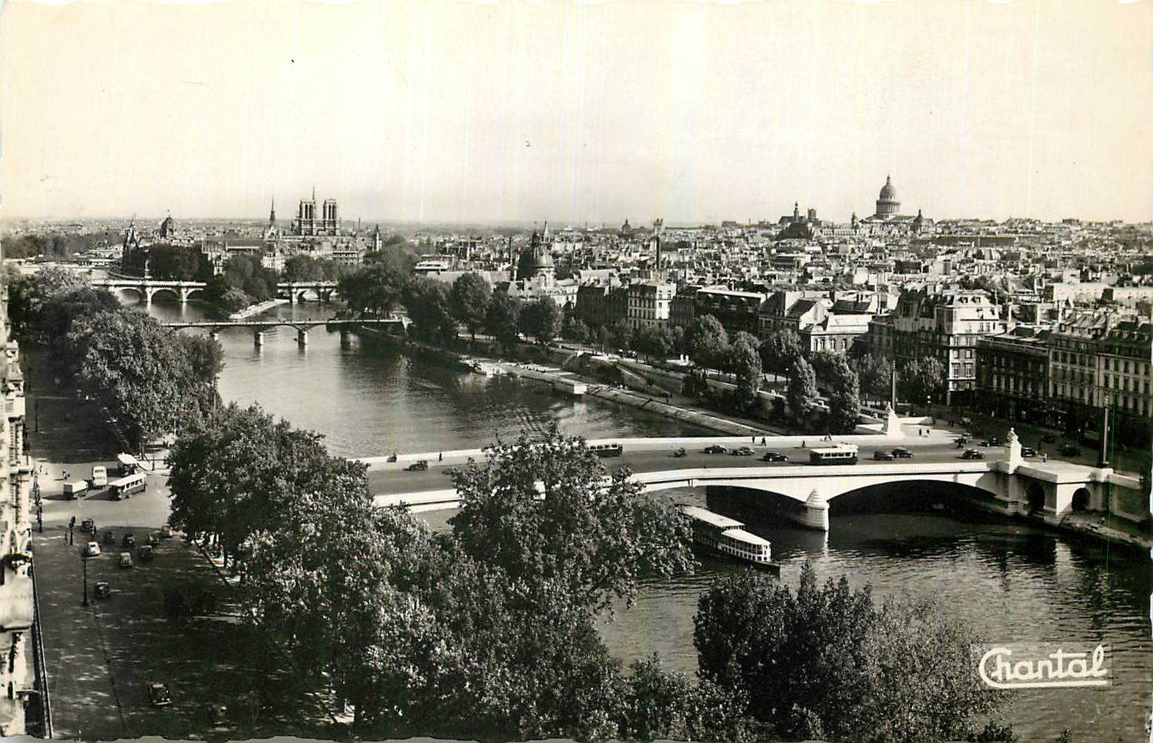 CPA Paris La Pointe de la Cite et les Ponts 