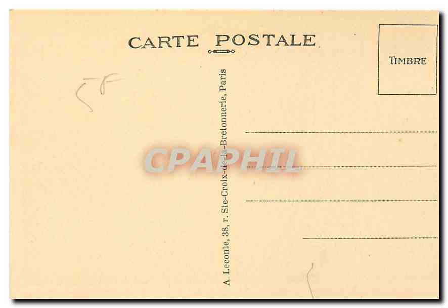 CPA Paris Le Tombeau de Napoleon I aux Invalides  — Verso
