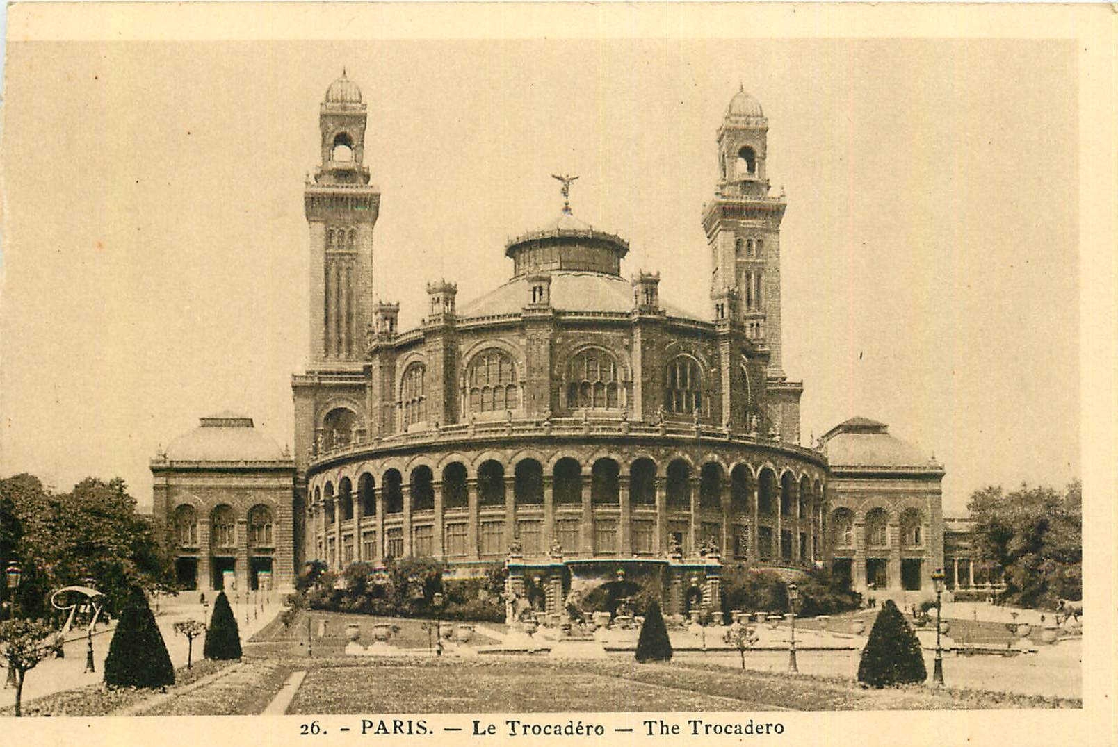CPA Paris Le Trocadero 