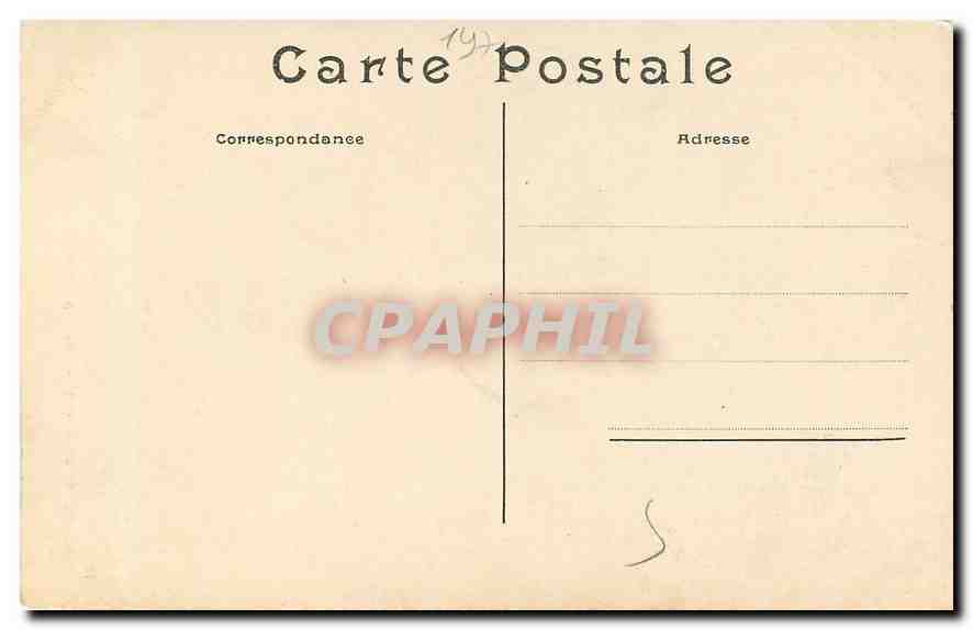 CPA Paris Colonne de Juillet Place de la Bastille  — Verso