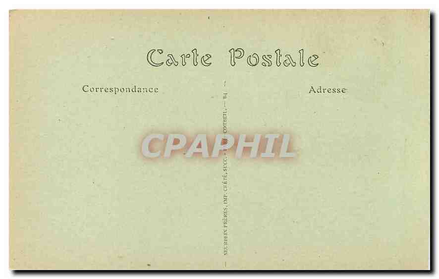 CPA Paris Notre Dame Bas cote de la Nef  — Rückseite