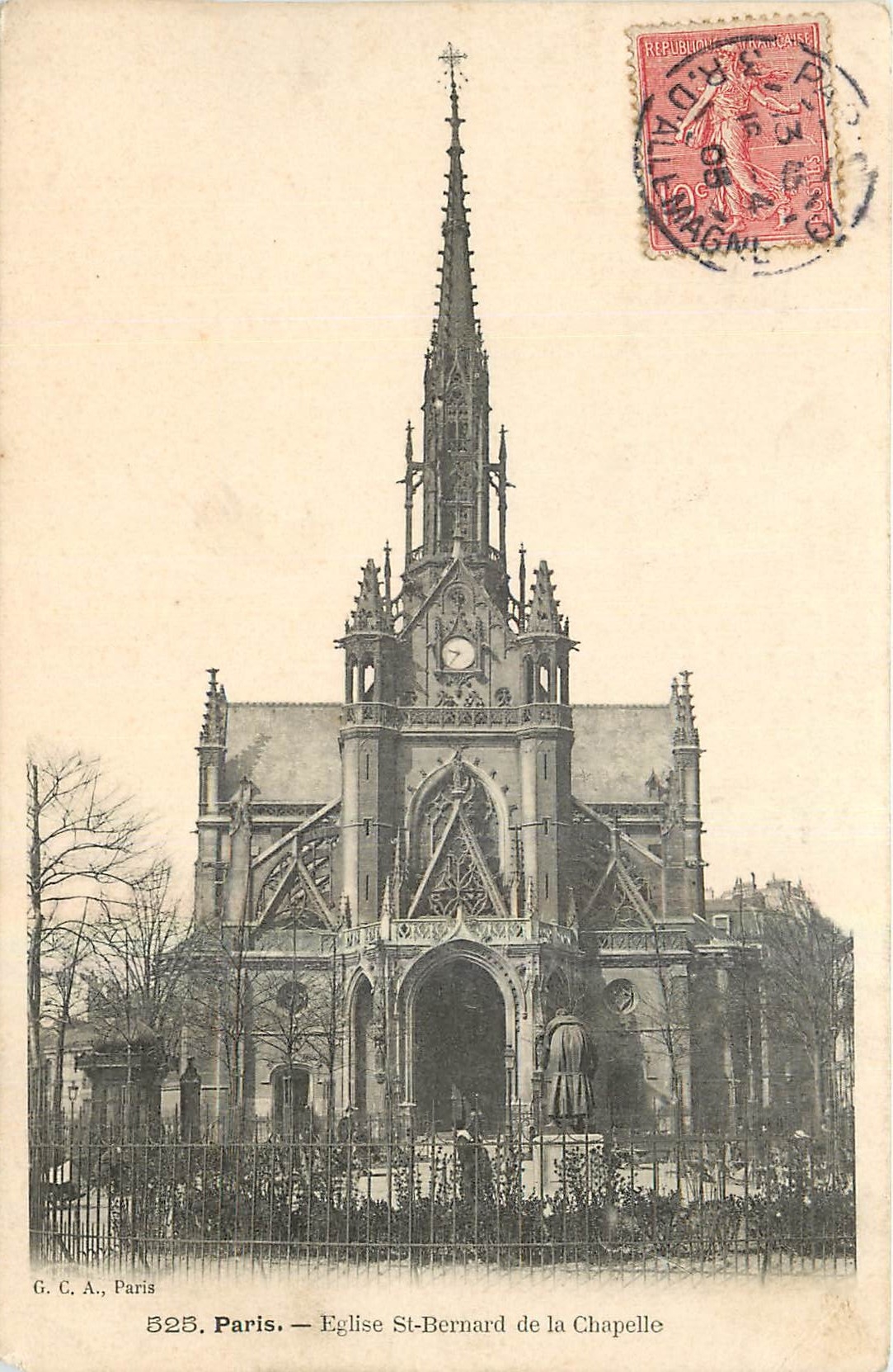 CPA Paris Eglise St Bernard de la Chapelle 