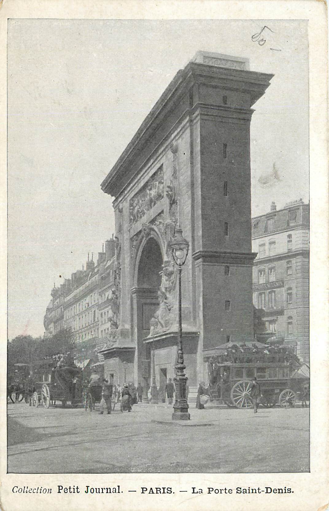 CPA Collection Petit Journal Paris La Porte Saint Denis 
