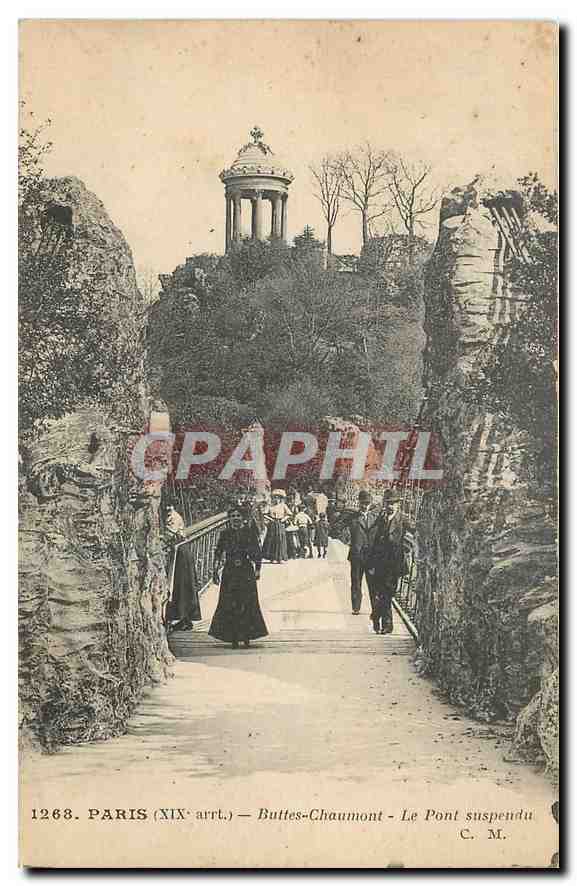 CPA Paris Buttes Chaumont 