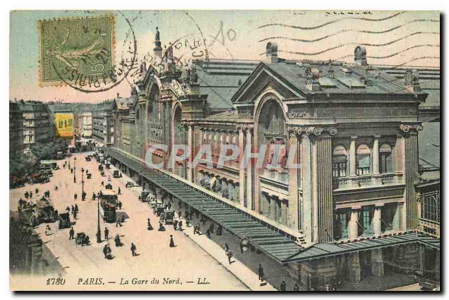CPA Paris La Gare du Nord 