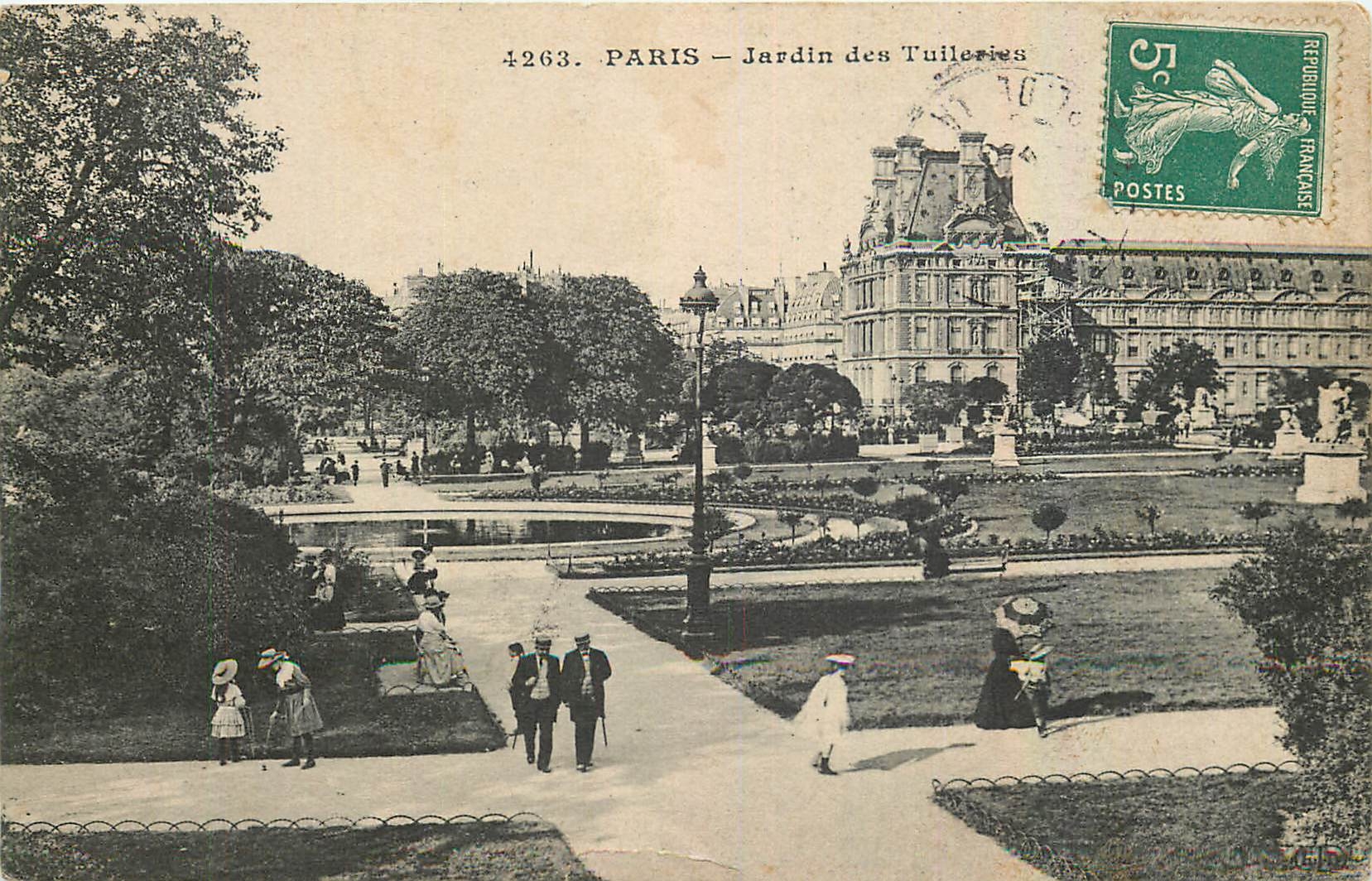 CPA Paris Jardin des Tuileries 