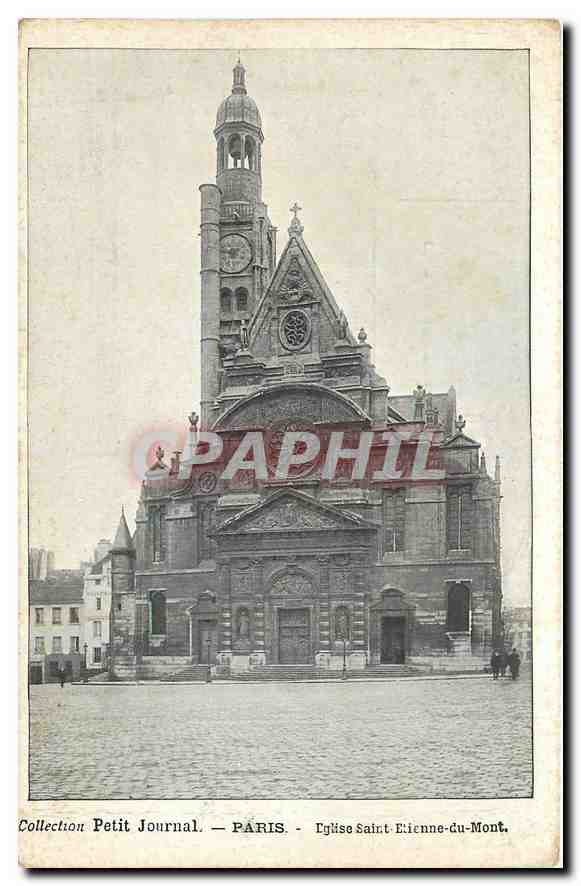 CPA Collection Petit Journal Paris Eglise Saint Etienne du Mont 