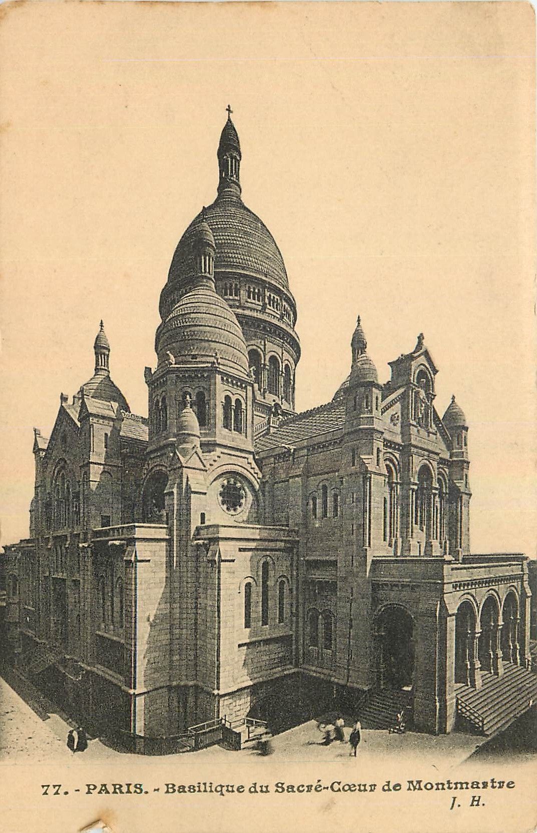 CPA Paris Basilique du Sacre Coeur de Montmartre 