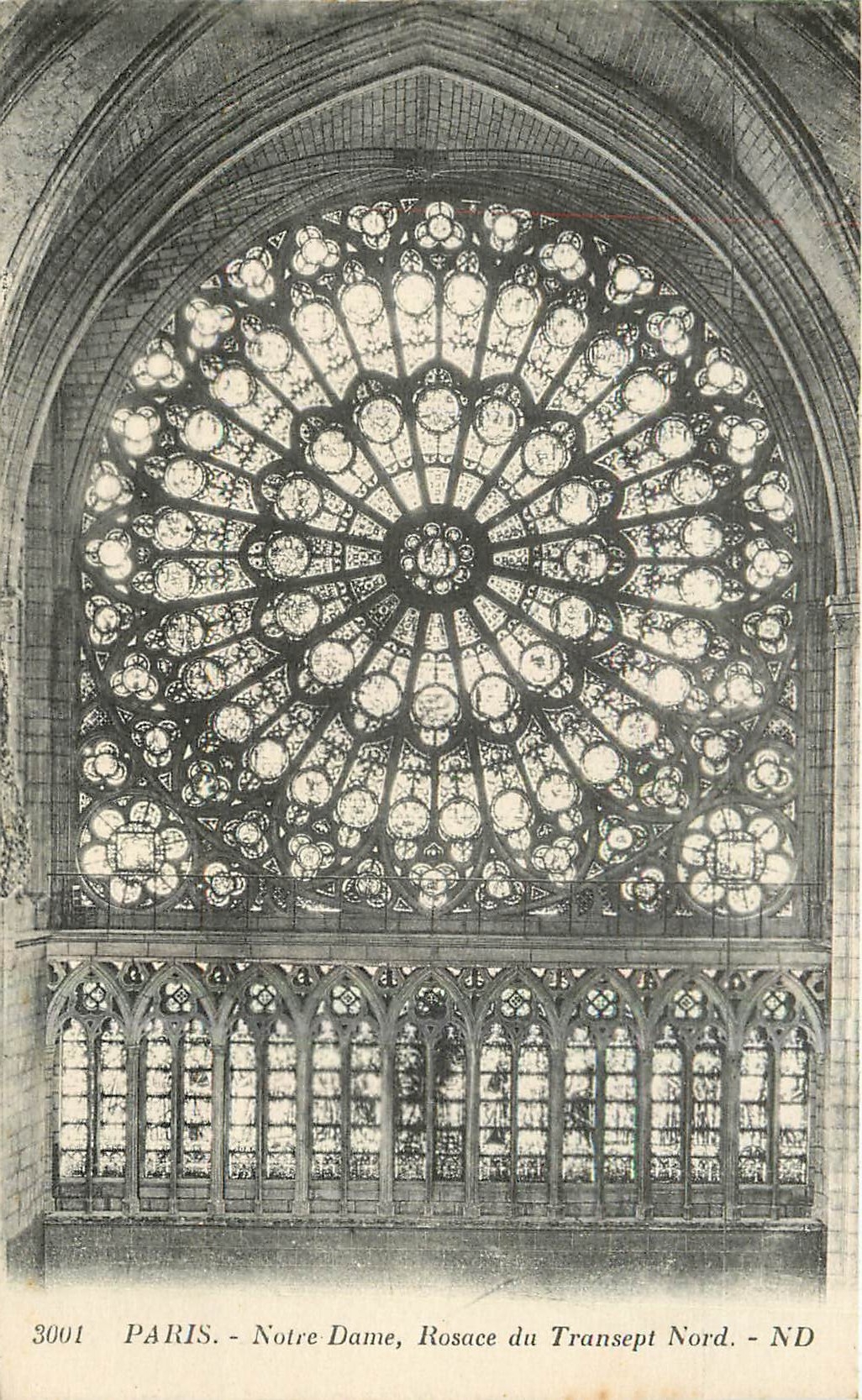 CPA Paris Notre Dame Rosace du Transpert Nord 