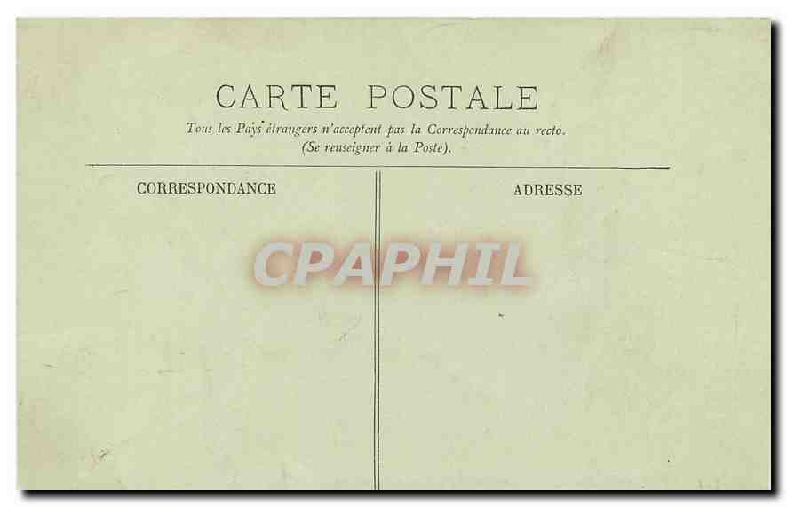 CPA Paris Musee du Louvre La Salle des Cariatides  — Rückseite