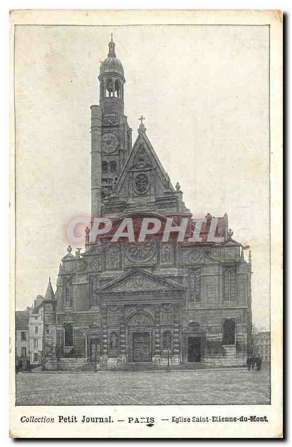 CPA Collection Petit Journal Paris Eglise Saint Etienne du Mont 