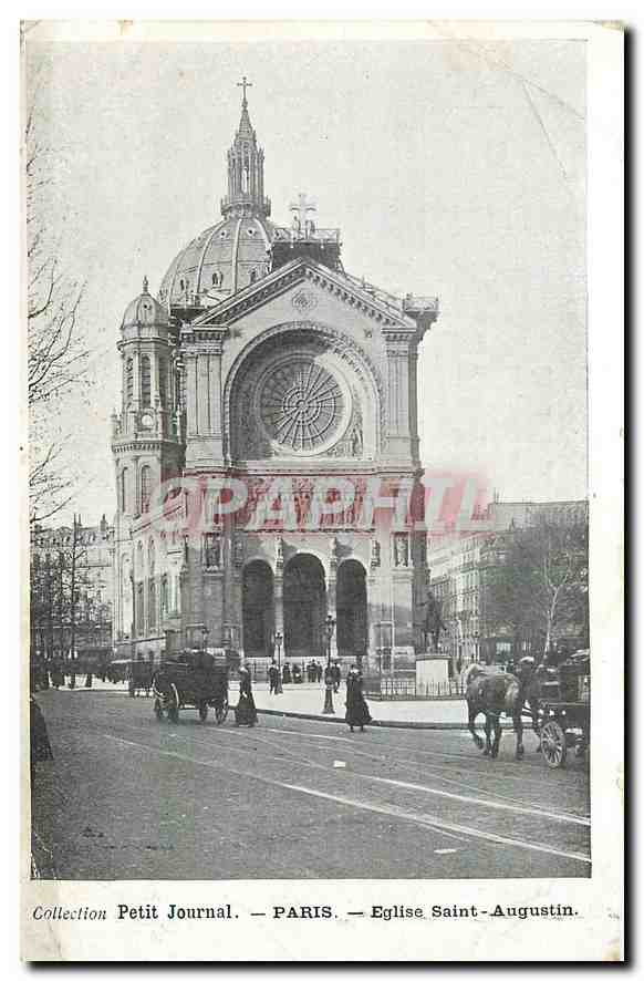 CPA Collection Petit Journal Paris Eglise Saint Augustin 