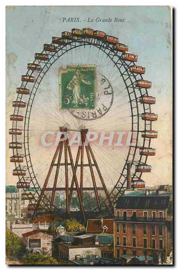 CPA Paris La Grande Roue 
