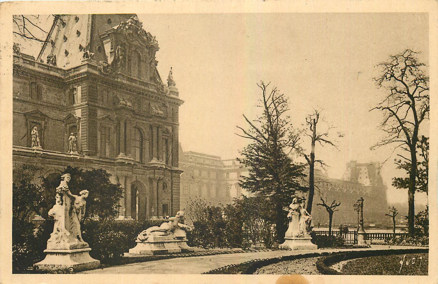 CPA Paris en flanant Jardin des Tuileries Pavillon de Flore 