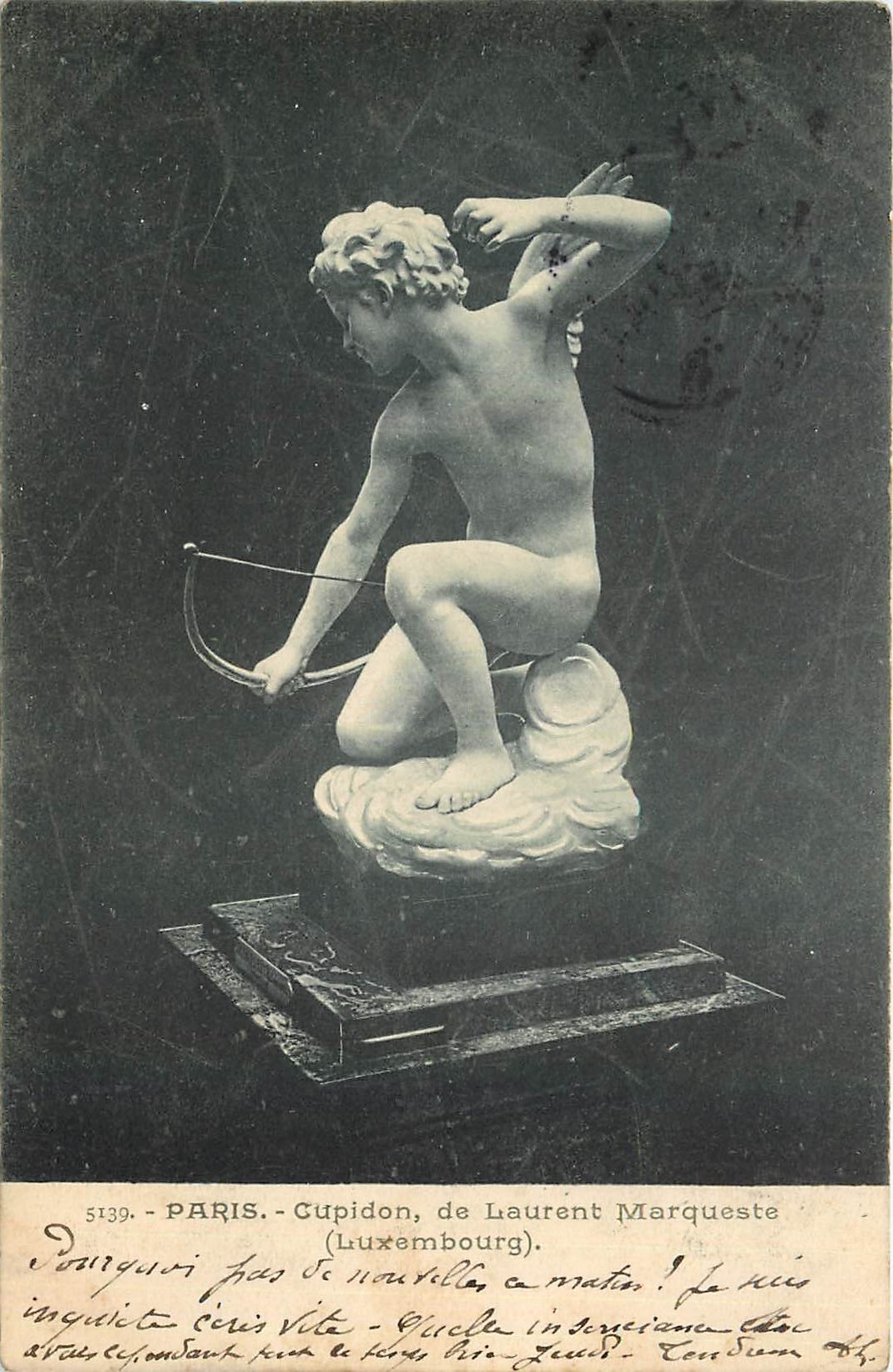 CPA Paris Cupidon de Laurent Marqueste Luxembourg 
