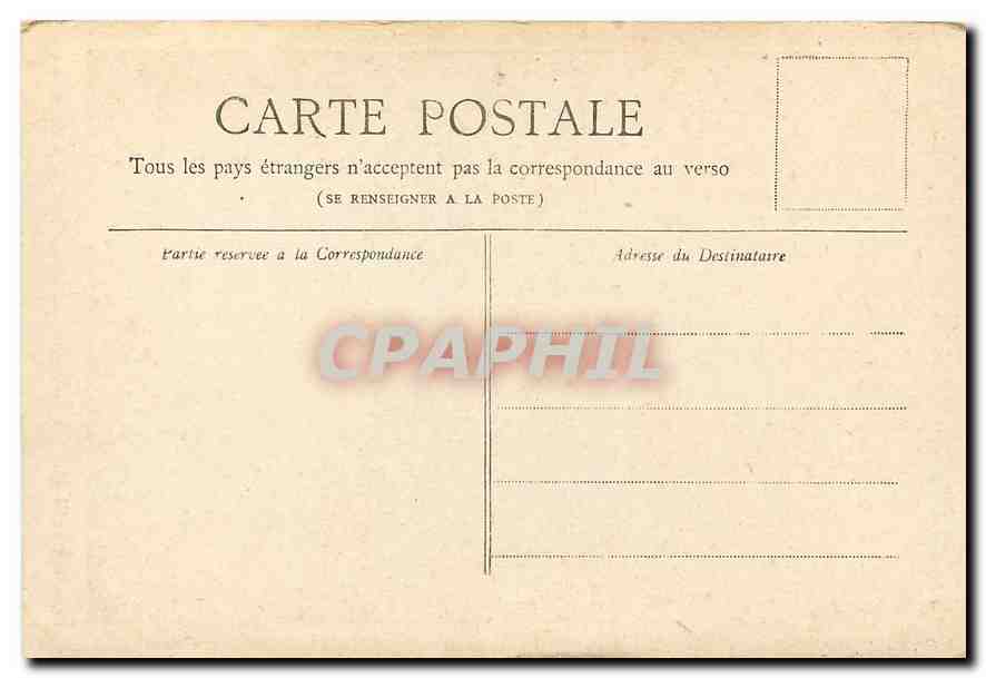 CPA Collection Petit Journal Paris Monument de Gambetta  — Verso