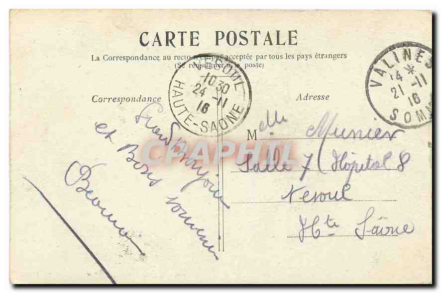 CPA Paris La Bourse  — Verso