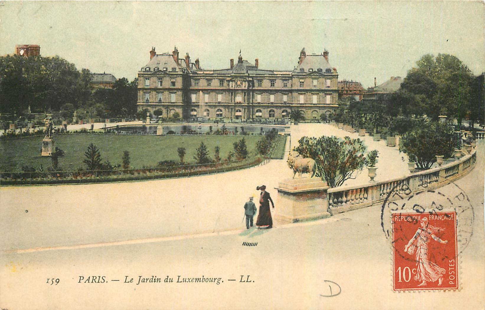 CPA Paris Le Jardin du Luxembourg 