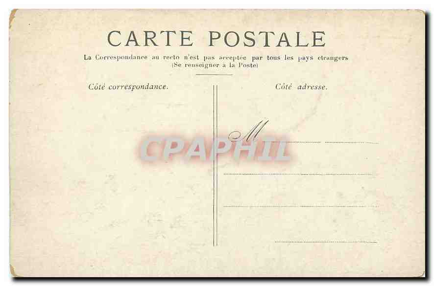 CPA Paris Le Palais du Luxembourg  — Rückseite