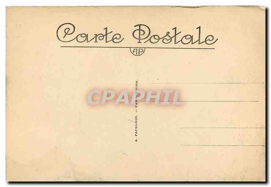CPA Paris La Madeleine  — Verso
