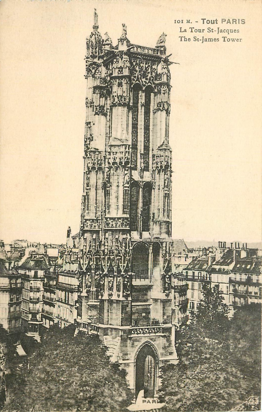 CPA Tout Paris La Tour St Jacques 