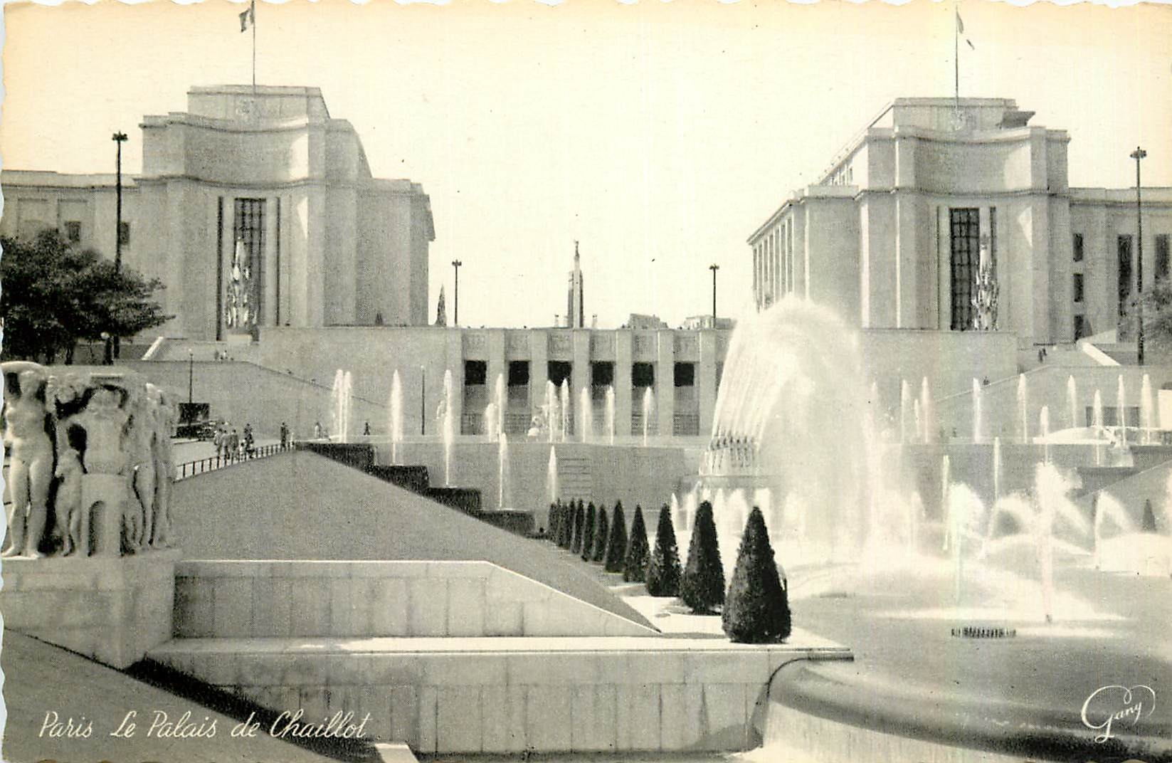 CPA Paris Le Palais de Chaillot 