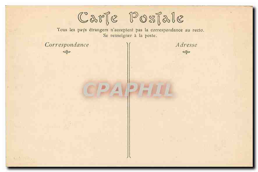 CPA Paris Hotel Sully cour interieur Rue Saint Antoine  — Verso