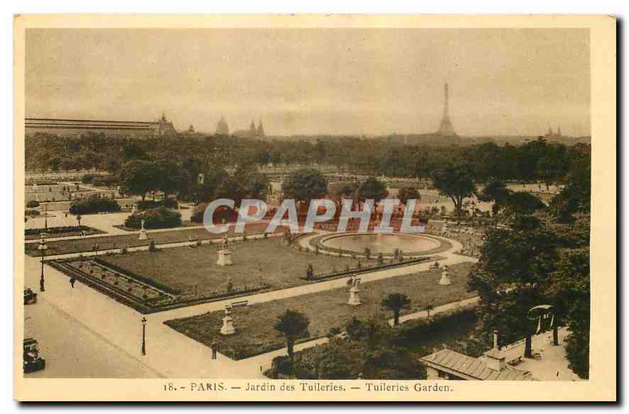 CPA Paris Jardin des Tuileries 