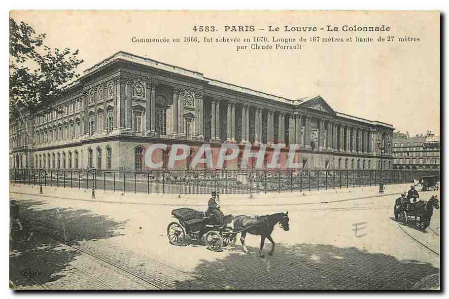 CPA Paris Le Louvre La Colonnad 