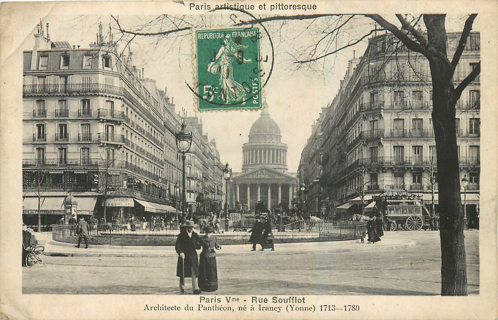CPA Paris Rue Soufflot 