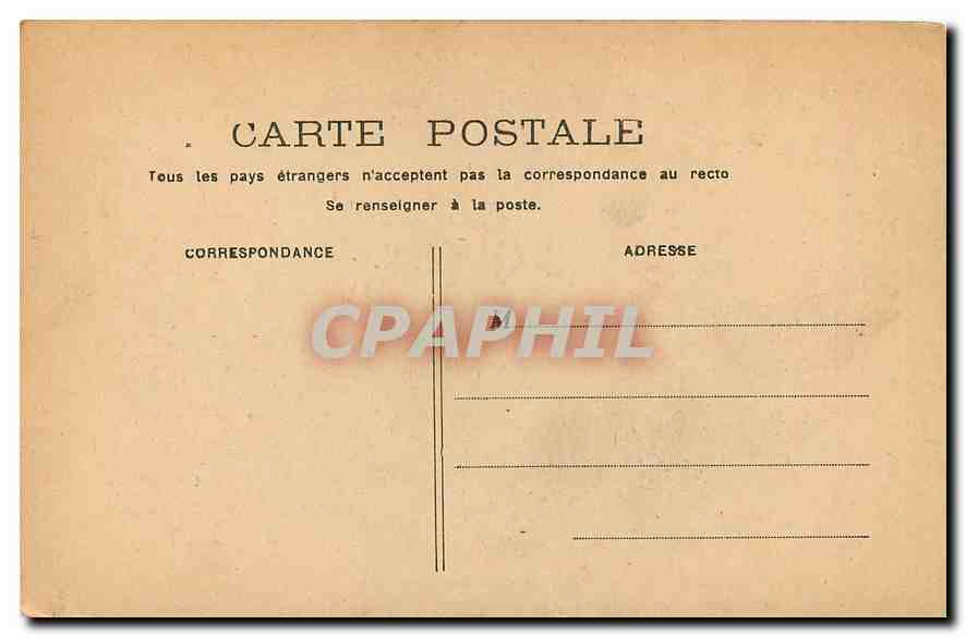 CPA Paris Palais Royal  — Verso