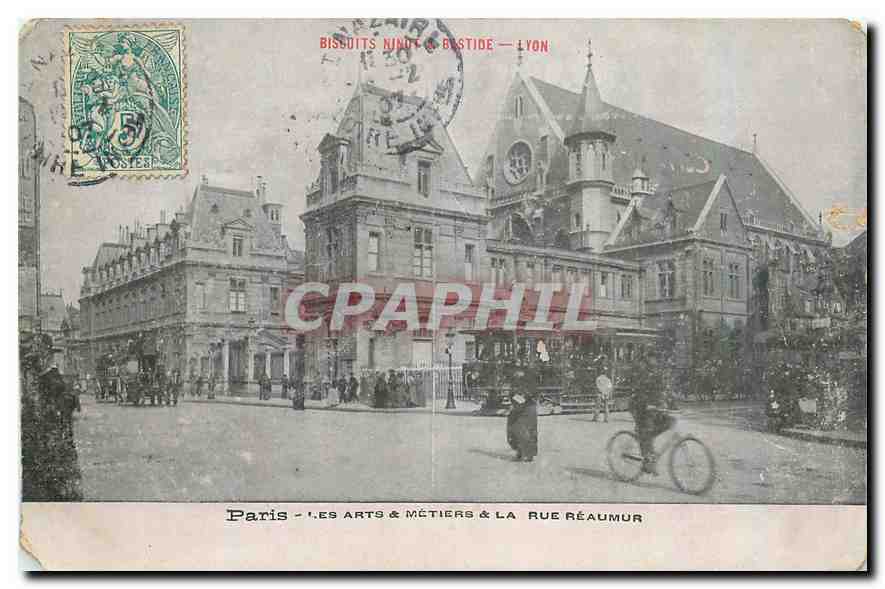 CPA Paris Les Arts et Metiers et la Rue Reaumur 