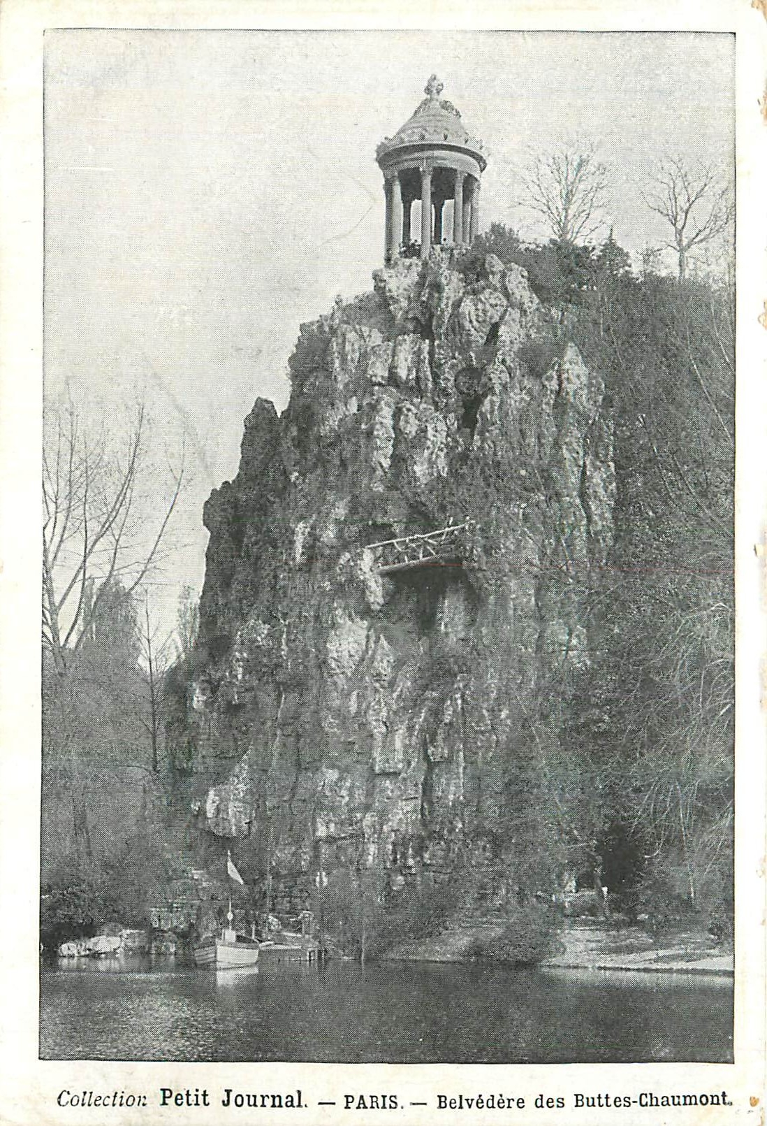 CPA Petit Journal Paris Belvedere des Buttes Chaumont 