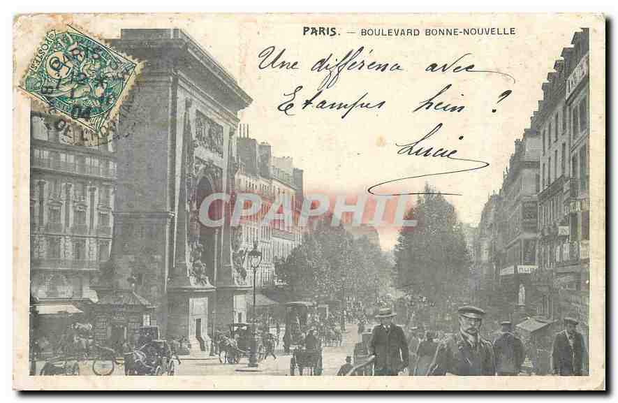 CPA Paris Boulevard Bonne Nouvelle 