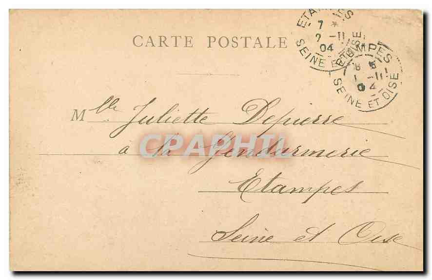 CPA Paris Boulevard Bonne Nouvelle  — Rückseite