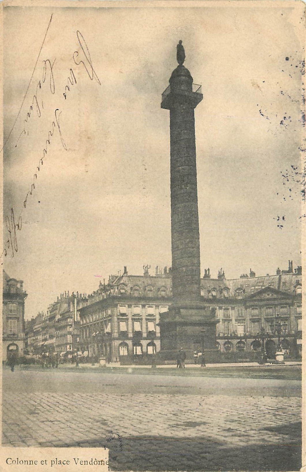 CPA Colonne et place Vendome 
