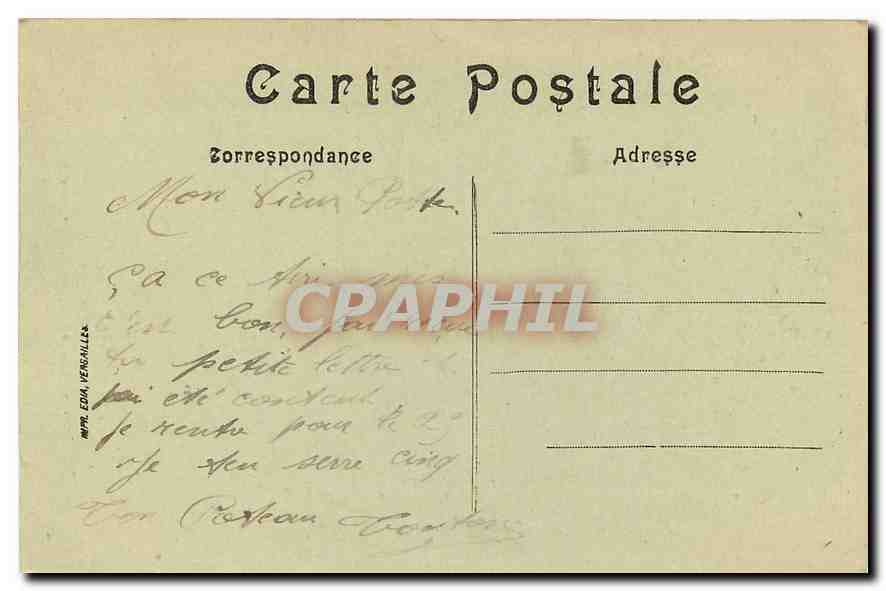 CPA Paris Tombeau de Napoleon I aux Invalides  — Rückseite