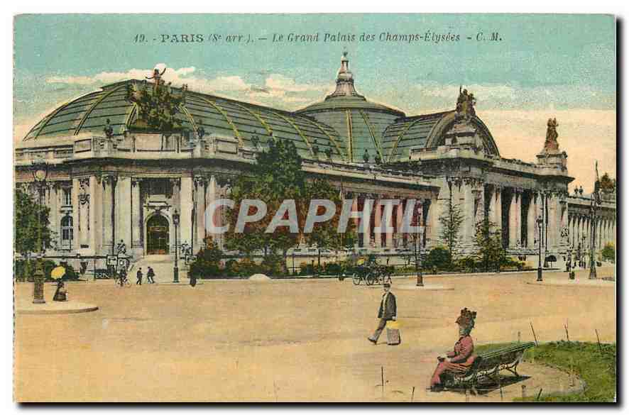 CPA Paris Le Grand Palais des Champs Elysees 