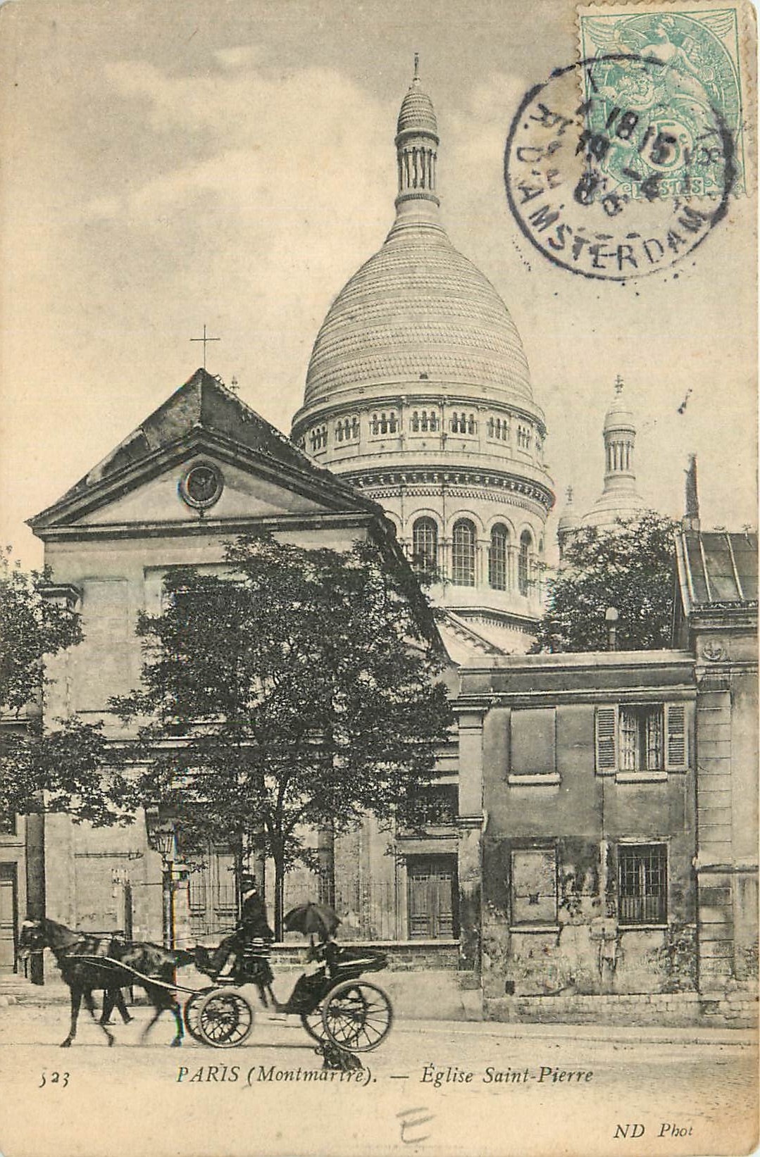 CPA Paris Montmartre Eglise Saint Pierre 