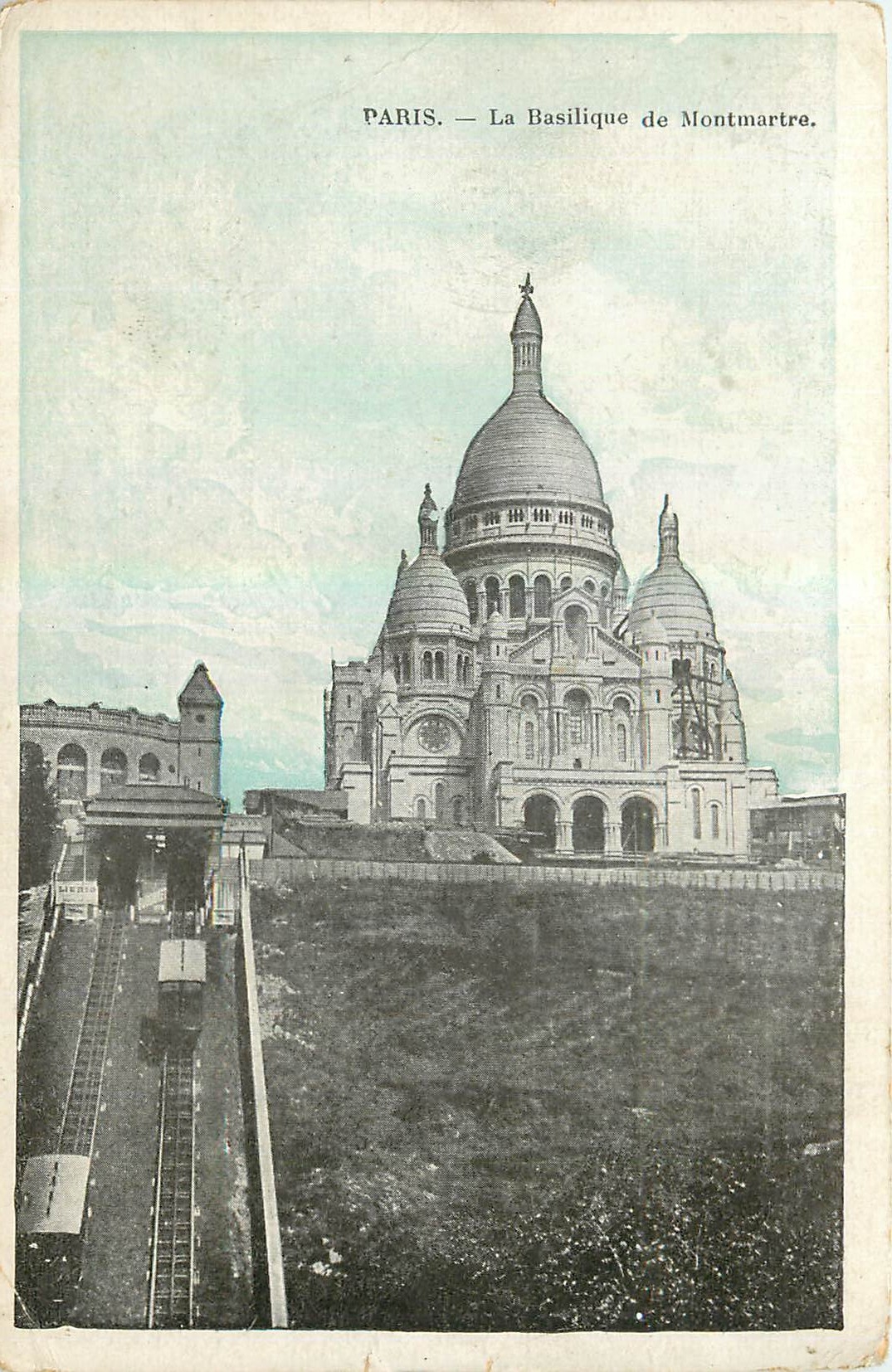 CPA Paris La Basilique de Montmartre 