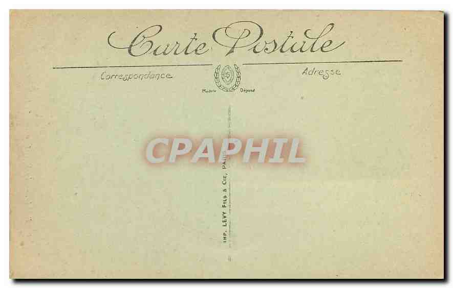 CPA Paris Le Sacre Coeur Le calvaire — Verso