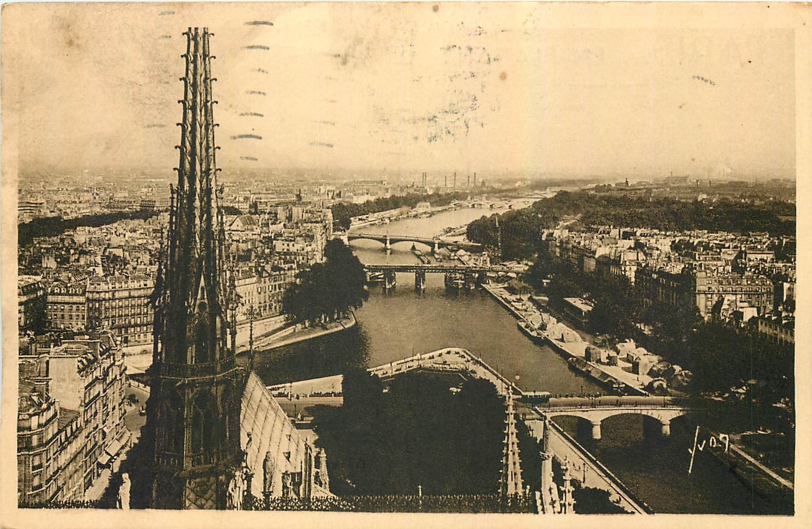 CPA Paris Tour de Notre Dame 