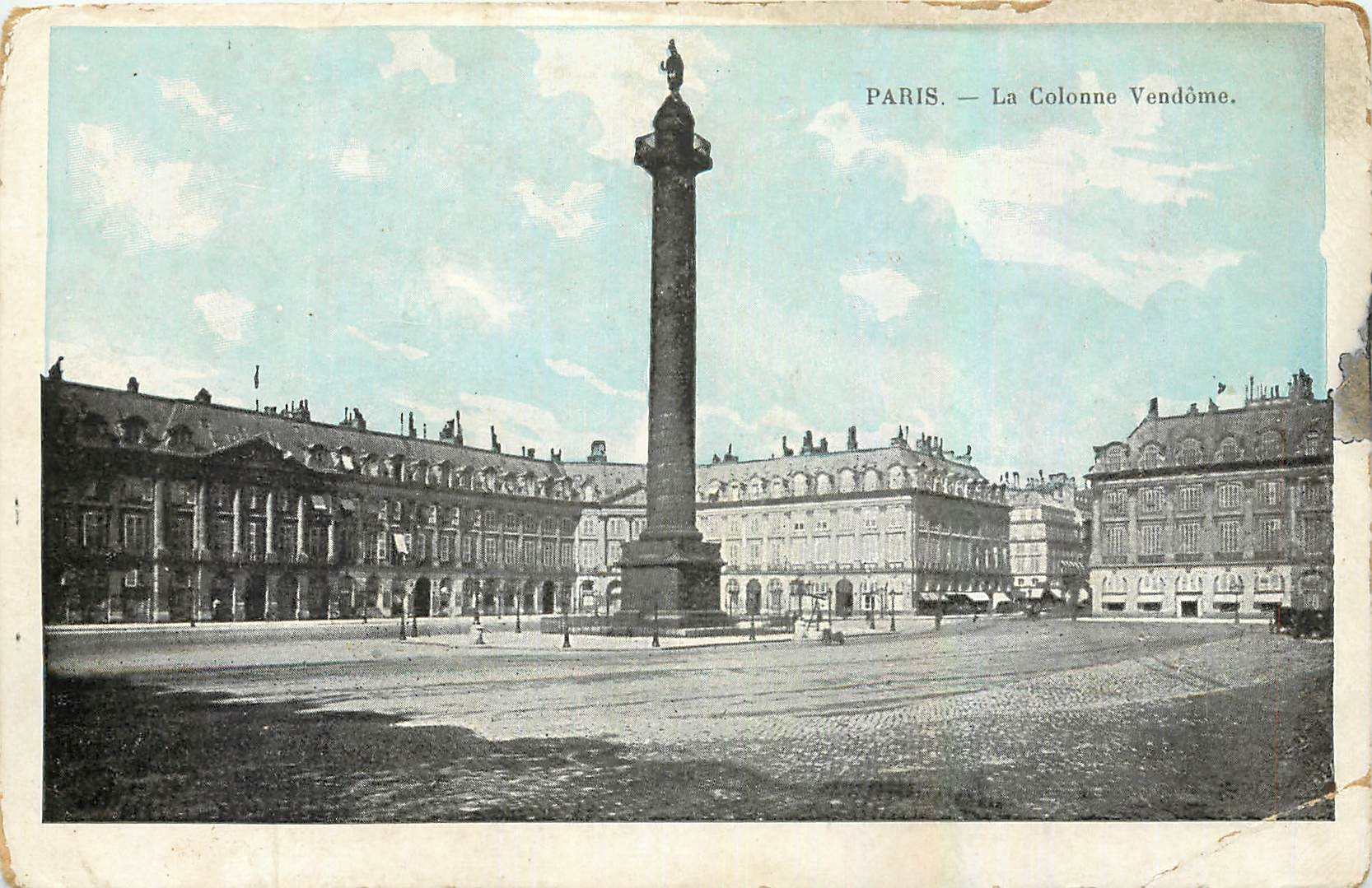 CPA Paris La Colonne Vendome 