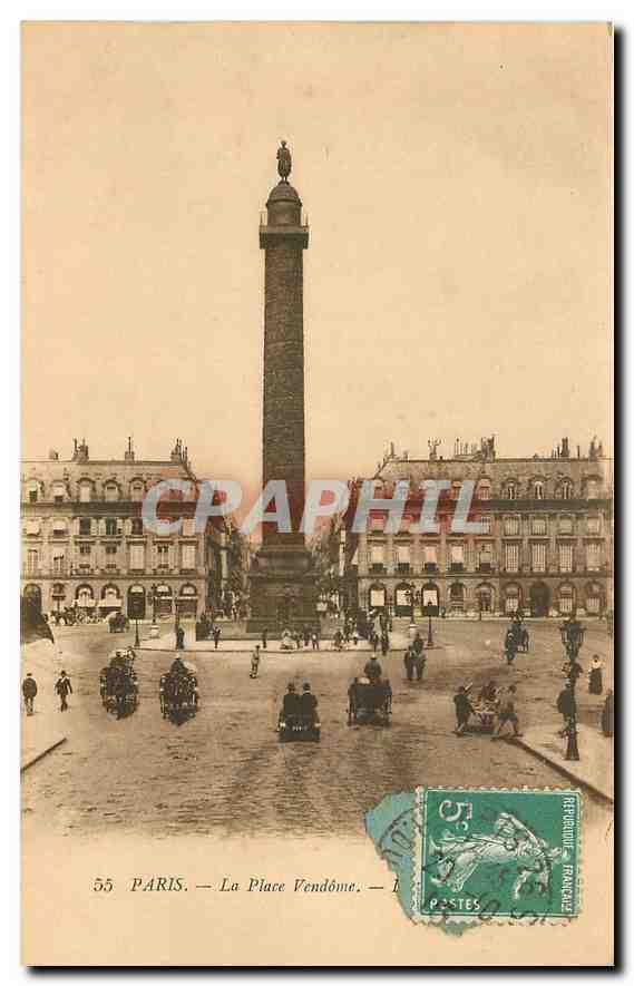 CPA Paris La Place Vendome 