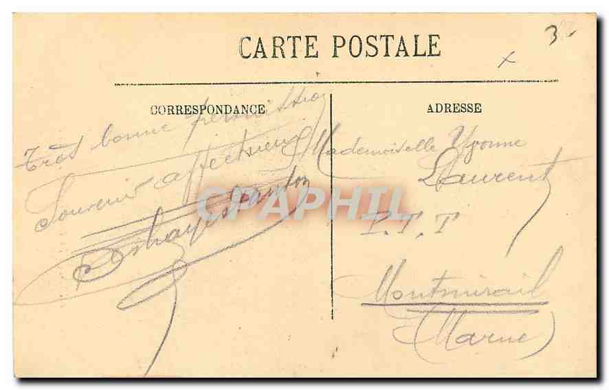 CPA Paris La Place Vendome  — Rückseite